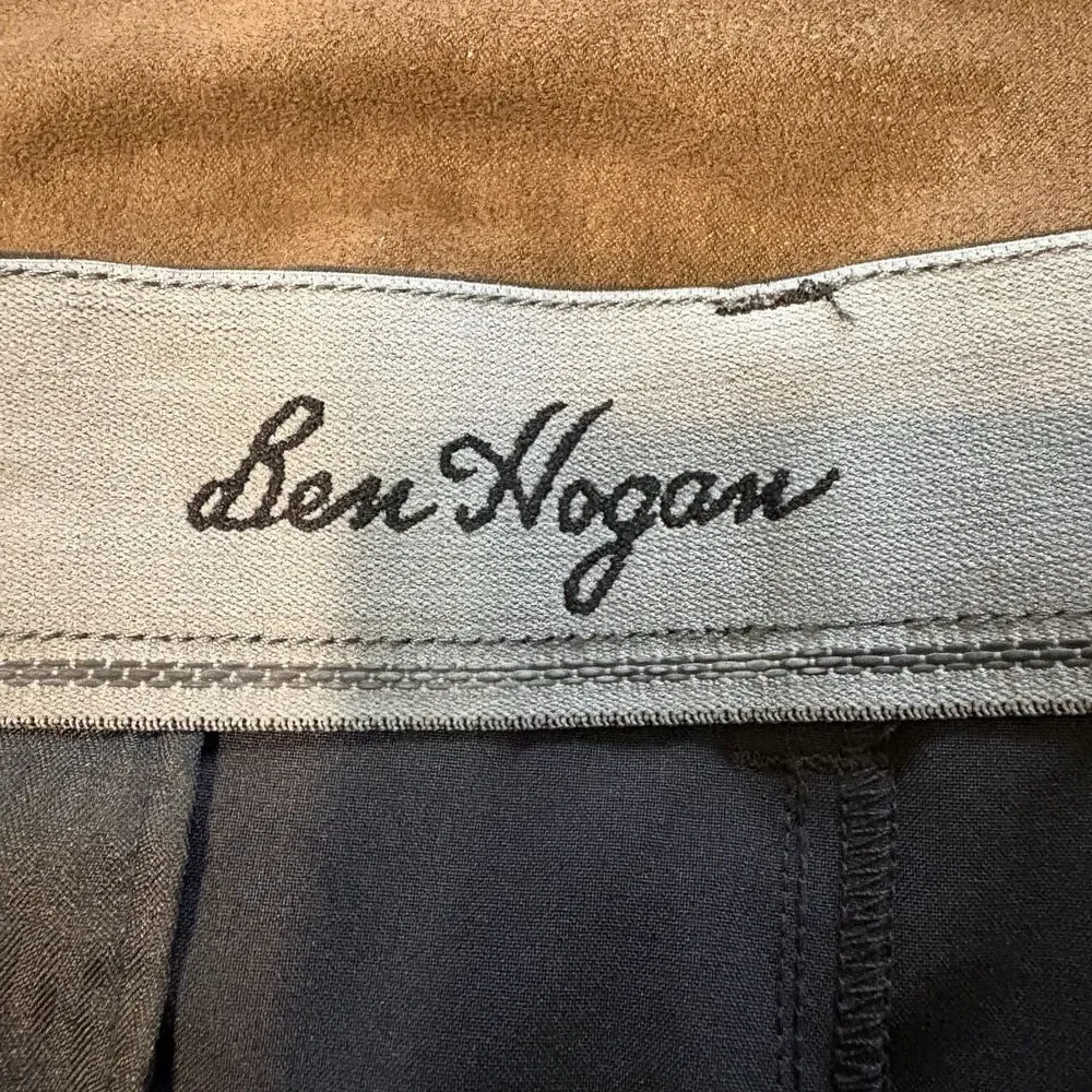 Ben Hogan Men Performance Black Golf Shorts Size 38 length 9 in UPF protect NWT